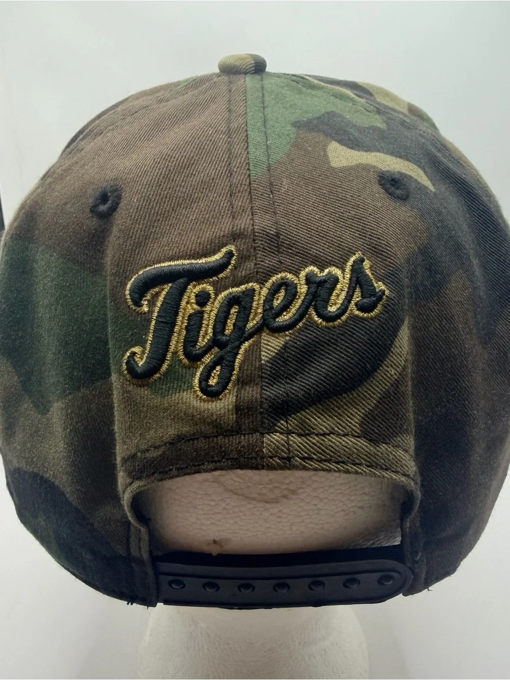New Era 9fifty Detroit Tigers Hat SnapBack Woodland Camo MLB Baseball Cap